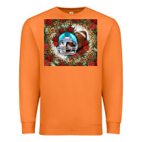 Carrot american football helmet and leopard Premium Sweatshirt - NancyCooperArtShop