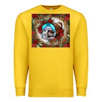 Lemon american football helmet and leopard Premium Sweatshirt - NancyCooperArtShop