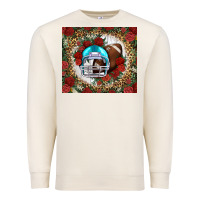 Sandshell american football helmet and leopard Premium Sweatshirt - NancyCooperArtShop