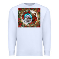 White american football helmet and leopard Premium Sweatshirt - NancyCooperArtShop