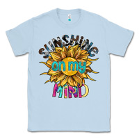 Dusty Blue sunshine on my mind Classic Tee - SublimationCraftShop