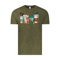Vintage Olive golden retriever dog coffee cups Vintage Tee - texasbilliewilder