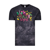 Cloud Black hair stylist Vintage Tee - texasbilliewilder
