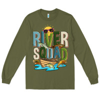 Army Green river squad Long Sleeve Tee - Zillion Design Studio
