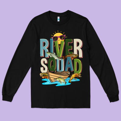River Squad Long Sleeve Tee Designed By Zillion Design Studio