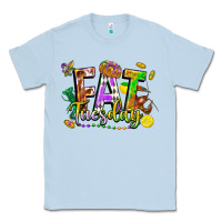 Dusty Blue fat tuesday Classic Tee - FaDigitalArtStudio