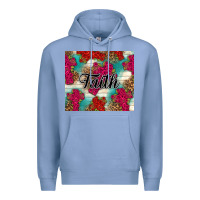 Colony Blue faith Premium Hoodie - NancyCooperArtShop