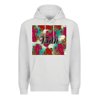 Dove Grey faith Premium Hoodie - NancyCooperArtShop