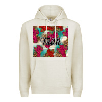 Oatmeal Heather faith Premium Hoodie - NancyCooperArtShop