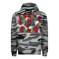Slate Camo faith Premium Hoodie - NancyCooperArtShop