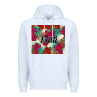 White faith Premium Hoodie - NancyCooperArtShop