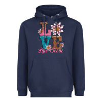 Navy valentines day love like jesus Heavyweight Hoodie - AdoDesignShop