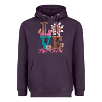 Plum valentines day love like jesus Heavyweight Hoodie - AdoDesignShop
