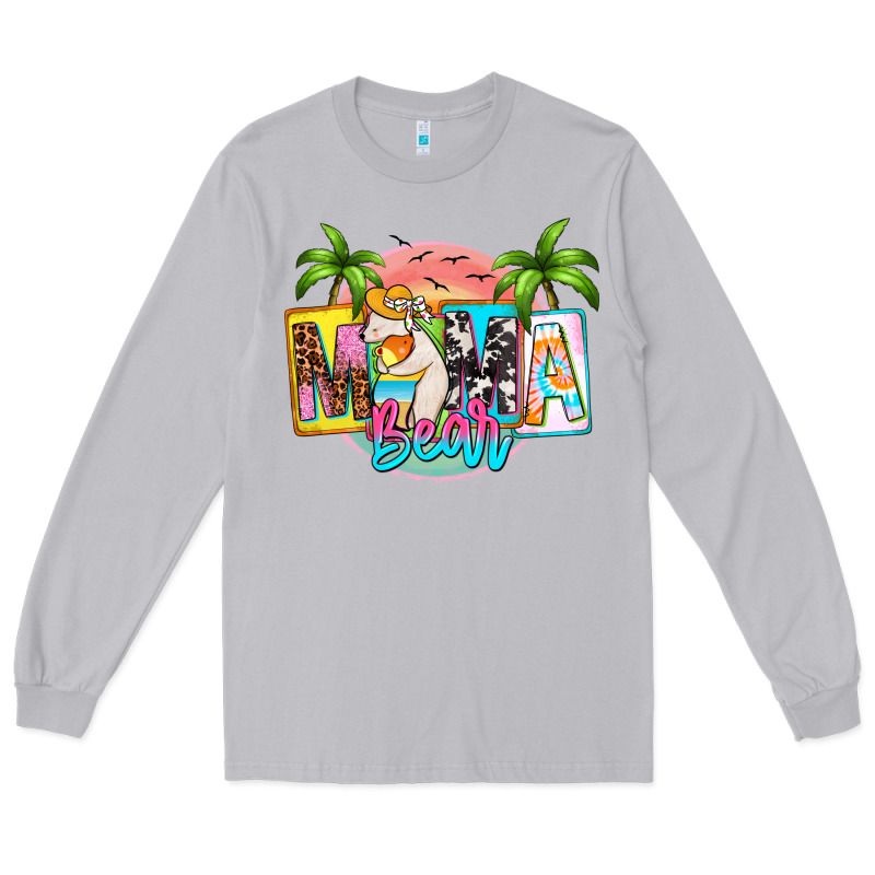 Mama Bear Summer Long Sleeve Tee by Zillion Design Studio | Teevron