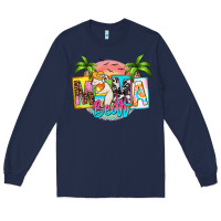 Navy mama bear summer Long Sleeve Tee - Zillion Design Studio