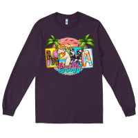 Plum mama bear summer Long Sleeve Tee - Zillion Design Studio