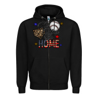 Black no place like home Zipper Hoodie - CowhideDigitalArt