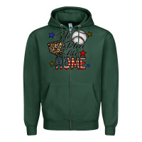 Sports Green no place like home Zipper Hoodie - CowhideDigitalArt