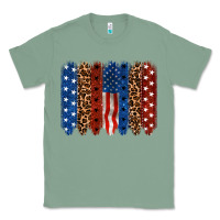 Sage Back to blue brushstroke 4th of july Classic Tee - CowGirlArtShop