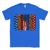 True Royal Back to blue brushstroke 4th of july Classic Tee - CowGirlArtShop