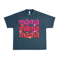 Midnight Navy mama mama mama valentines day Urban Heavy Tee - texasbilliewilder