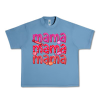 Pebble Blue mama mama mama valentines day Urban Heavy Tee - texasbilliewilder