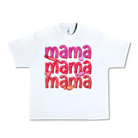 White mama mama mama valentines day Urban Heavy Tee - texasbilliewilder