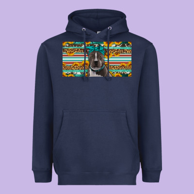Pittbull License Plate Heavyweight Hoodie Designed By Artiststas