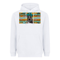 White pittbull license plate Heavyweight Hoodie - Artiststas
