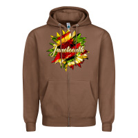 Chestnut juneteenth sunflower black lives matter Zipper Hoodie - HRA Design Shop