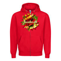 Red juneteenth sunflower black lives matter Zipper Hoodie - HRA Design Shop
