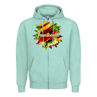 Seafoam juneteenth sunflower black lives matter Zipper Hoodie - HRA Design Shop