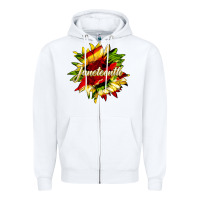 White juneteenth sunflower black lives matter Zipper Hoodie - HRA Design Shop