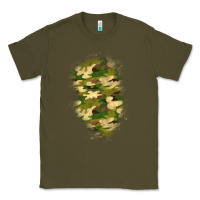 Army Green camouflage patch 1 Classic Tee - BundleAndBundleShop