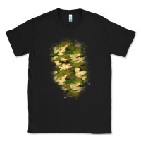 Black camouflage patch 1 Classic Tee - BundleAndBundleShop