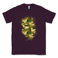 Plum camouflage patch 1 Classic Tee - BundleAndBundleShop