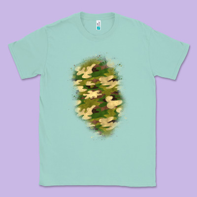Camouflage Patch 1 Classic Tee Designed By Bundleandbundleshop