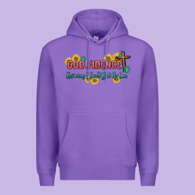 God Fidence Premium Hoodie Designed By Maliassmallbusiness