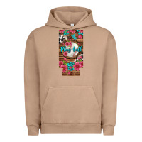 Pigment Burro Play Ball Baseball With Pink Flowers 12 Oz Slim Can Cooler Urban Hoodie - BundleAndBundleShop