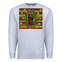Heather Grey our lady of Guadalupe Christmas Premium Sweatshirt - Jasminsmagicworld