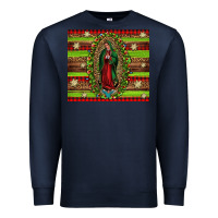 Navy our lady of Guadalupe Christmas Premium Sweatshirt - Jasminsmagicworld