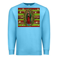 Ocean Blue our lady of Guadalupe Christmas Premium Sweatshirt - Jasminsmagicworld