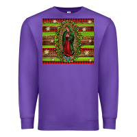 Purple our lady of Guadalupe Christmas Premium Sweatshirt - Jasminsmagicworld