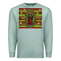 Seafoam our lady of Guadalupe Christmas Premium Sweatshirt - Jasminsmagicworld