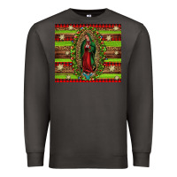 Smoke our lady of Guadalupe Christmas Premium Sweatshirt - Jasminsmagicworld
