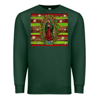 Sports Green our lady of Guadalupe Christmas Premium Sweatshirt - Jasminsmagicworld