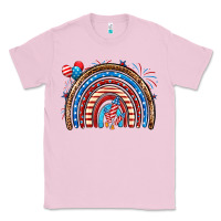 Bubblegum Pink American rainbow Classic Tee - Neo Western