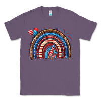 Lavender American rainbow Classic Tee - Neo Western