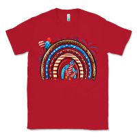 Red American rainbow Classic Tee - Neo Western