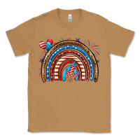 Toasted Coconut American rainbow Classic Tee - Neo Western